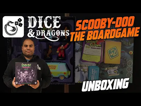 Dice and Dragons - Scooby - Doo The Boardgame Deluxe Edition Unboxing