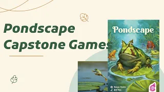 Pondscape Unboxing | First Look at the Beautiful New Board Game by Capstone Games