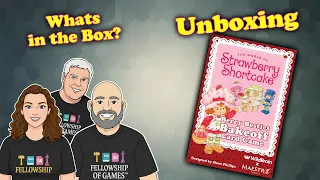 Unboxing Strawberry Shortcake: Berry Besties Bakeoff Card Game | Sweet Family Fun!