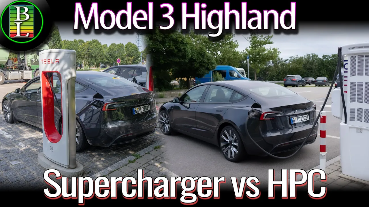 NEW Tesla Model 3 Highland Long Range Charging curve