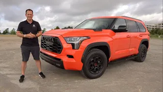 Is the 2023 Toyota Sequoia TRD Pro a better SUV than a GMC Yukon AT4?
