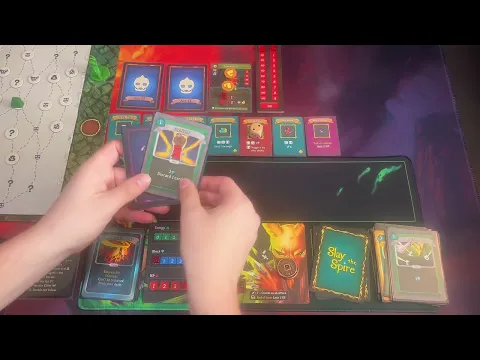 Slay the Spire: The Board Game - Ascension 9 Silent Solo Playthrough (Act 2)