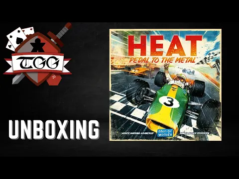 Heat: Pedal to the Metal Board Game Unboxing