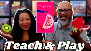 Pushing our luck and selling fruit in Tropichaos! | Teach & Play
