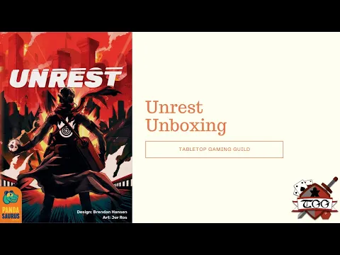 Unrest Board Game Unboxing