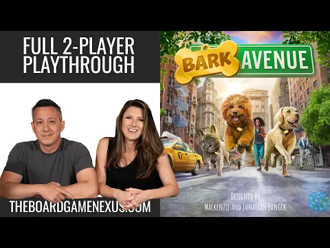 Bark Ave Board Game Playthrough Preview