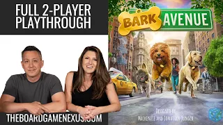 Bark Ave Board Game Playthrough Preview