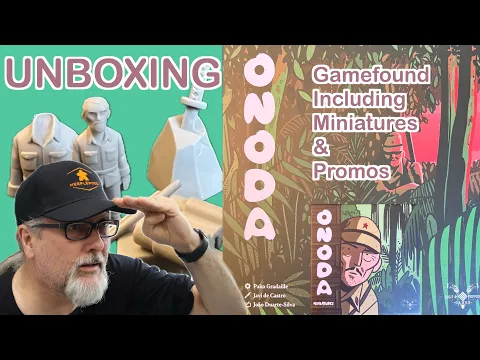 Onoda | Solo Board Game from Salt & Pepper Games | Unboxing the game, miniatures, & promos
