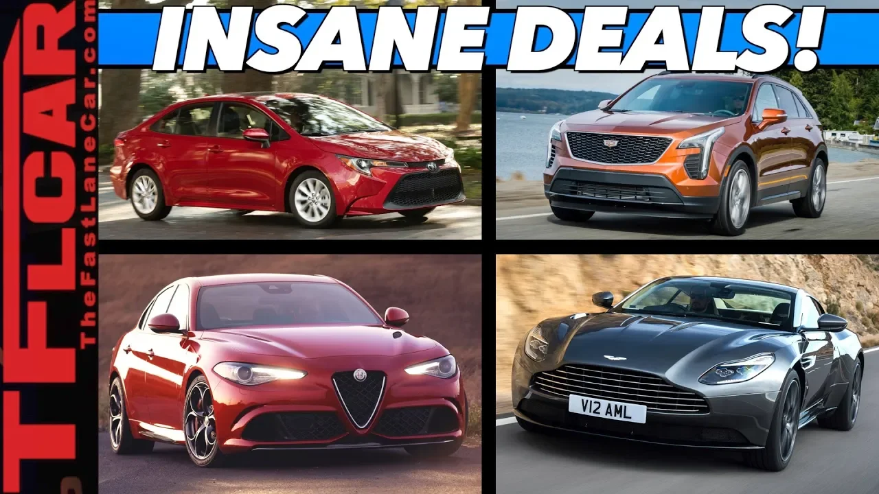 $10K Under Sticker - Here Are Ten of The Most UNBELIEVABLE New Car Bargains!