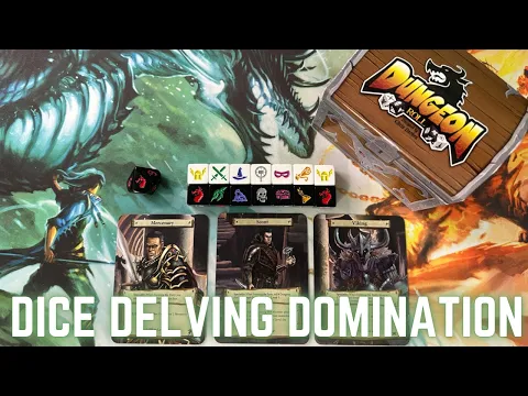 Let’s (Dungeon) Roll Some Dice!! | Dungeon Roll (2013) | 3 Solo Playthroughs