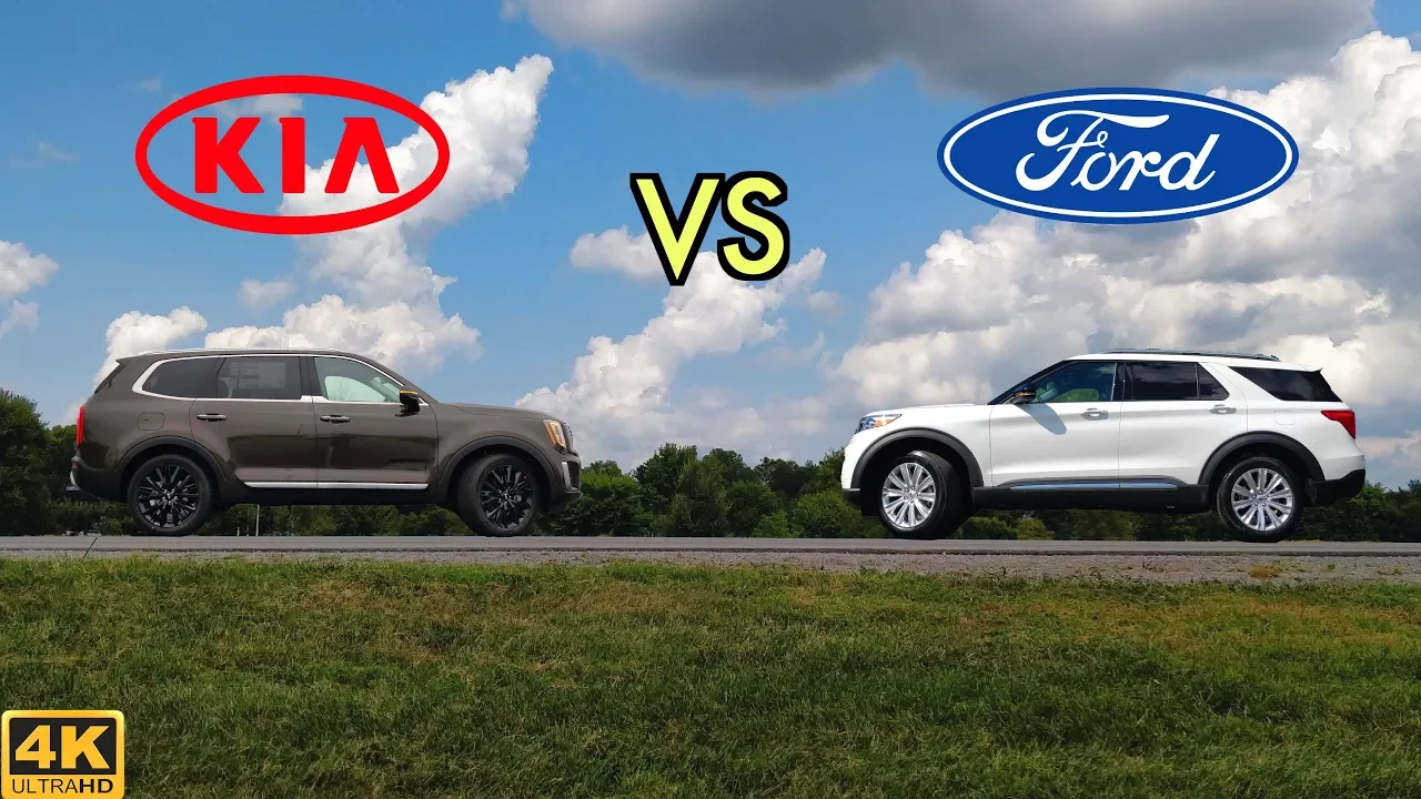 NEWCOMER OR VETERAN? -- 2020 Ford Explorer vs. 2020 Kia Telluride: Comparison