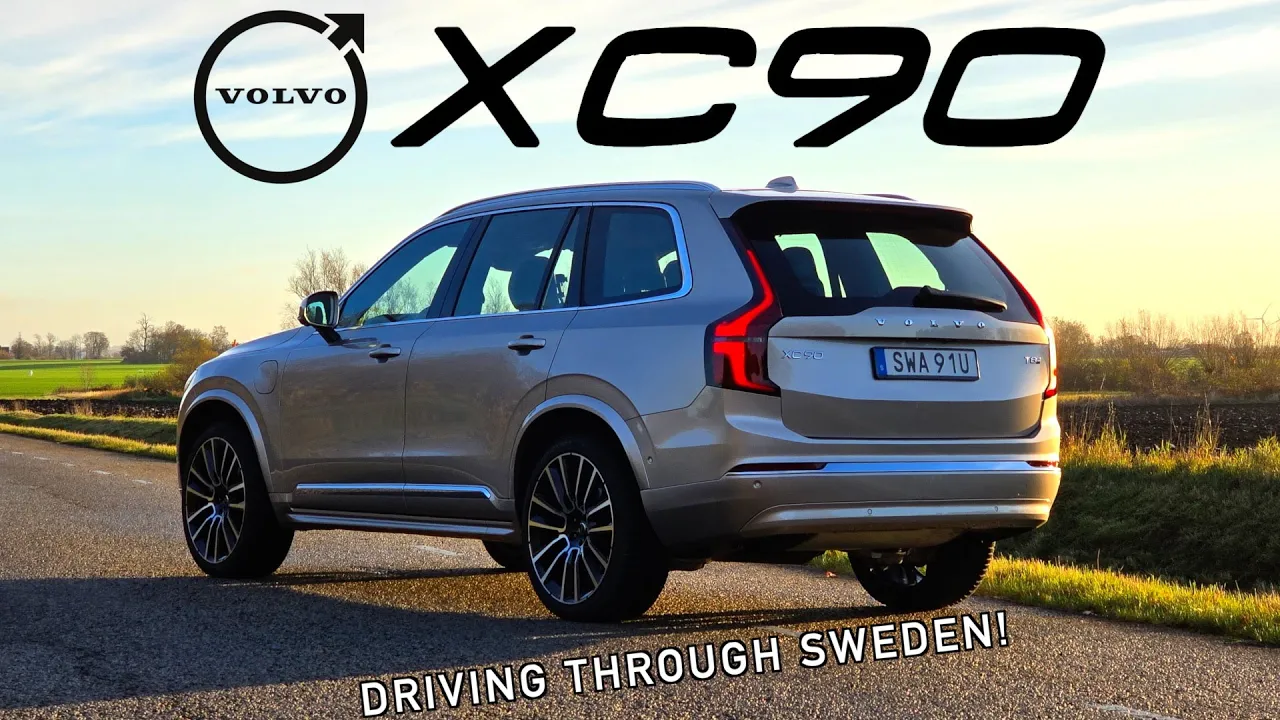 FIRST DRIVE! -- Taking the NEW 2025.5 Volvo XC90 for a Spin in the Swedish Countryside!