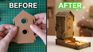 Painting and decorating of the 3D model Birdfeeder Dice Tower