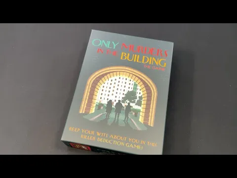 TDG: Only Murders in the Building: The Game unboxing with Ray