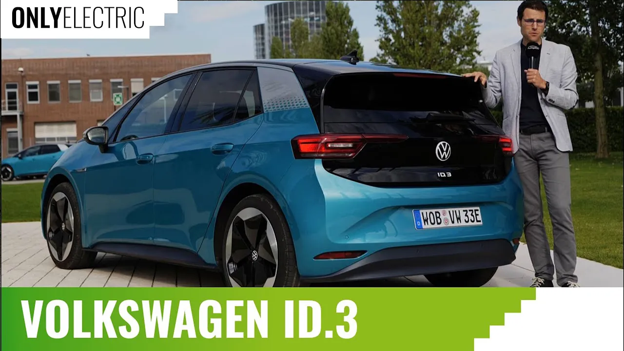 Driving the VW ID3 new electric Volkswagen - OnlyElectric