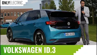 Driving the VW ID3 new electric Volkswagen - OnlyElectric