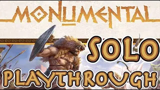 Monumental - SOLO Playthrough - Japan vs Denmark