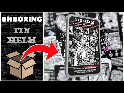 Unboxing Tin Helm - An EPIC Solo Player Mint Tin Dungeon Crawler!