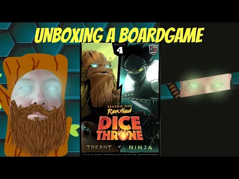 Dice Throne Treant VS Ninja - An Unboxing