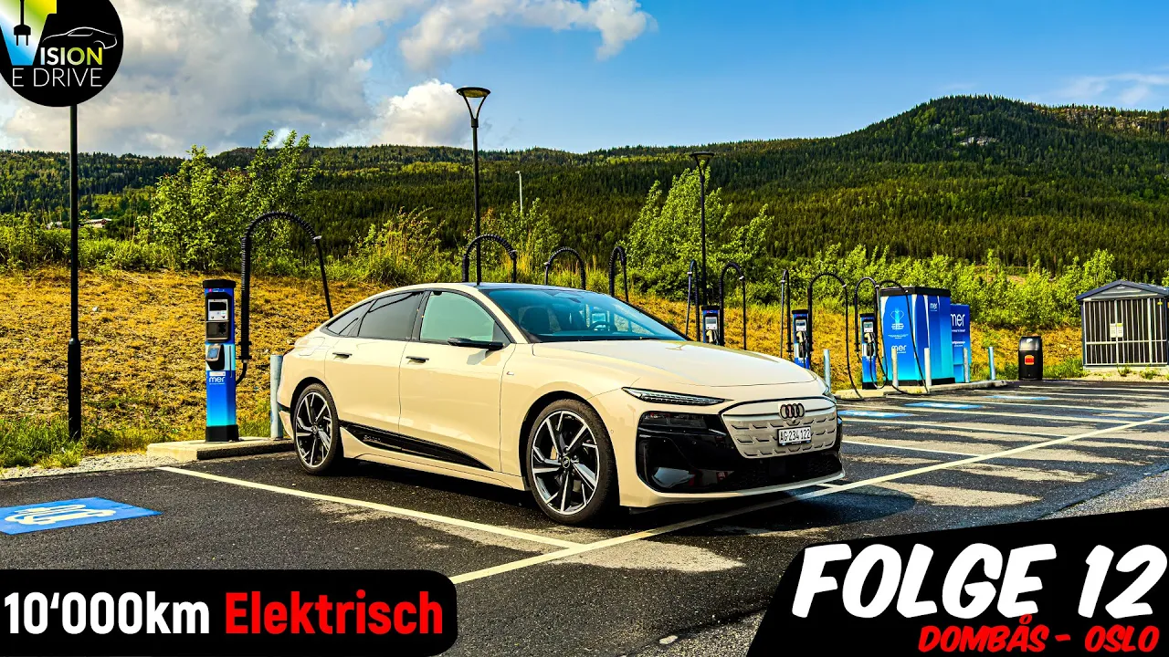 Warum kann es Norwegen so gut? AdHoc Laden für 30c/kwh - XXL Audi A6 e-tron Roadtrip - Folge 12