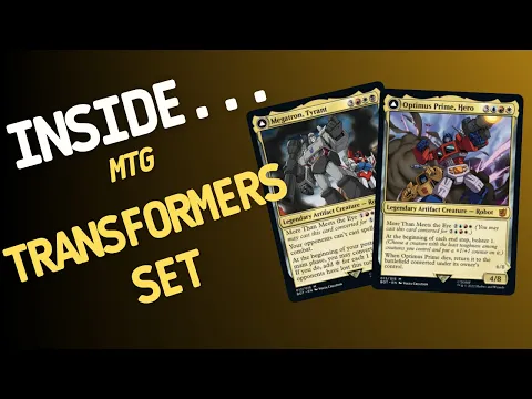 Inside…Magic the Gathering Transformers Set - Optimus Prime! (4K 60fps)