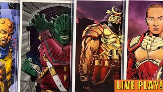 Let's Play Champions of the Galaxy Live Play Filsinger Games - Solo Tabletop Wrestling RPG - M2.557