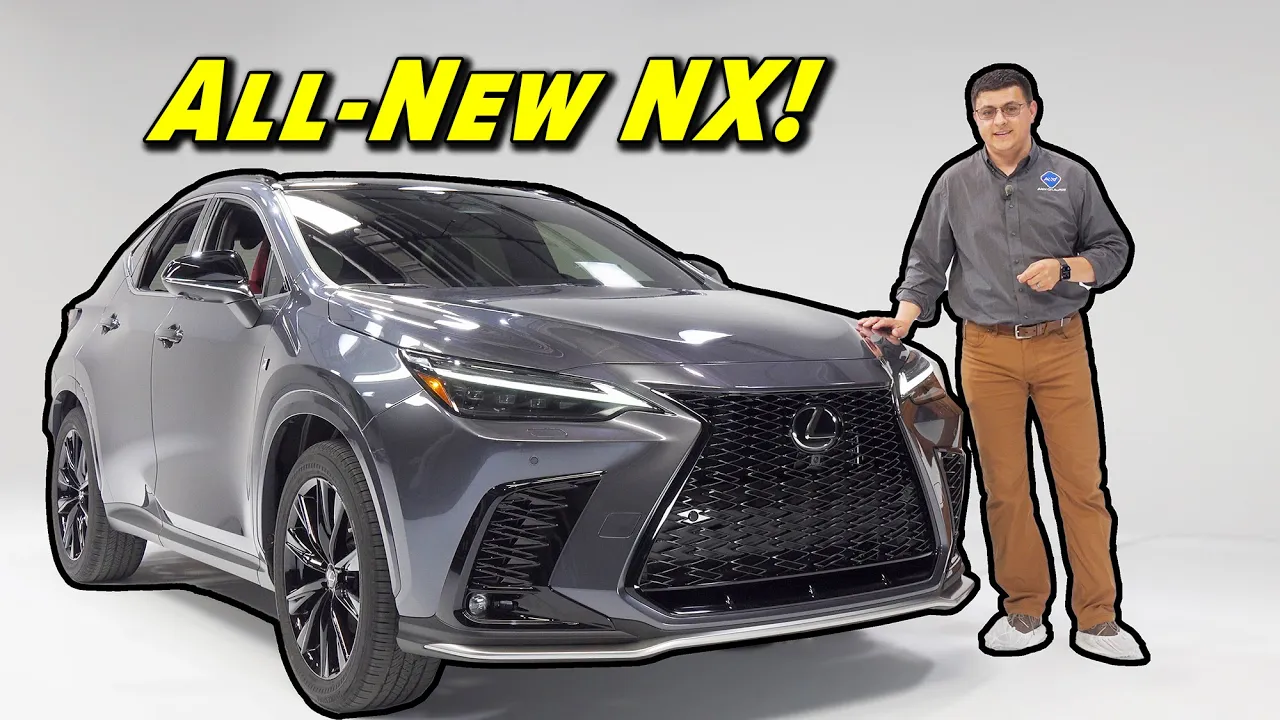 The All-New NX Gets Lexus' First Plug In Hybrid And A New Turbo Engine! | 2022 Lexus NX