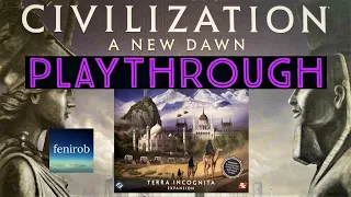 Civilization: A New Dawn Board Game I Playthrough (with Terra Incognita Expansion)