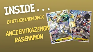 Inside…AncientKazemon & Rasennmon DECK - BT07 DIGIMON CARD GAME (4K60fps)