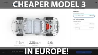 Model 3 Standard Range Plus is in Europe