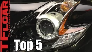 Top 5 Often Overlooked  &  Under-appreciated New Cars