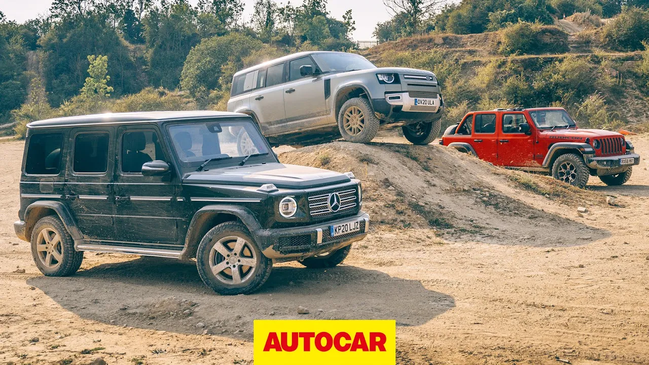 New Land Rover Defender meets Jeep Wrangler and Mercedes-Benz G-Class off-road | Autocar