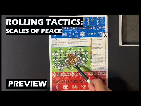 Rolling Tactics Scales of Peace PnP Board Game Preview