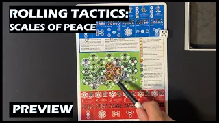 Rolling Tactics Scales of Peace PnP Board Game Preview