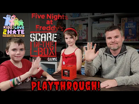 Playthrough of Five Nights at Freddy's Scare-In-The-Box Game - Funko Games | Kidz of Love 2 Hate