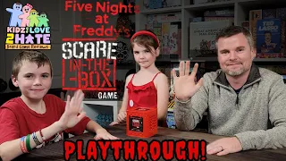 Playthrough of Five Nights at Freddy's Scare-In-The-Box Game - Funko Games | Kidz of Love 2 Hate