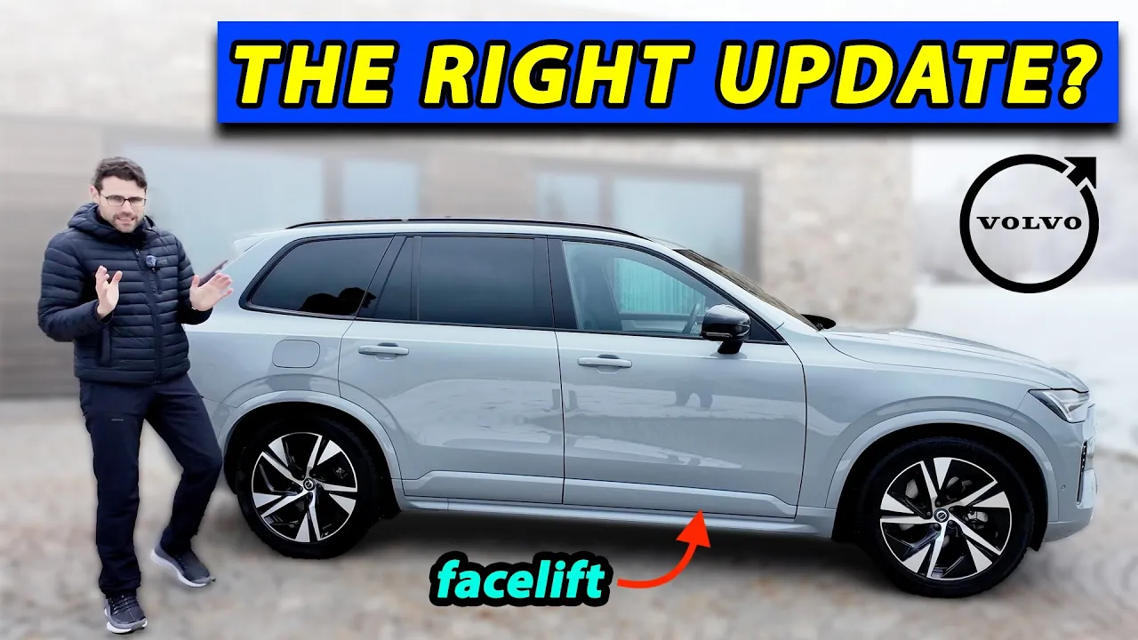 Too old or more relevant than ever? Updated Volvo XC90 T8 PHEV driving REVIEW