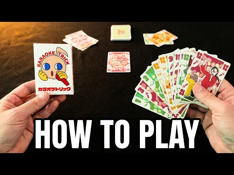 Karaoke Trick card game rules teach (Updated)