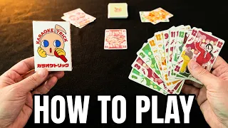 Karaoke Trick card game rules teach (Updated)