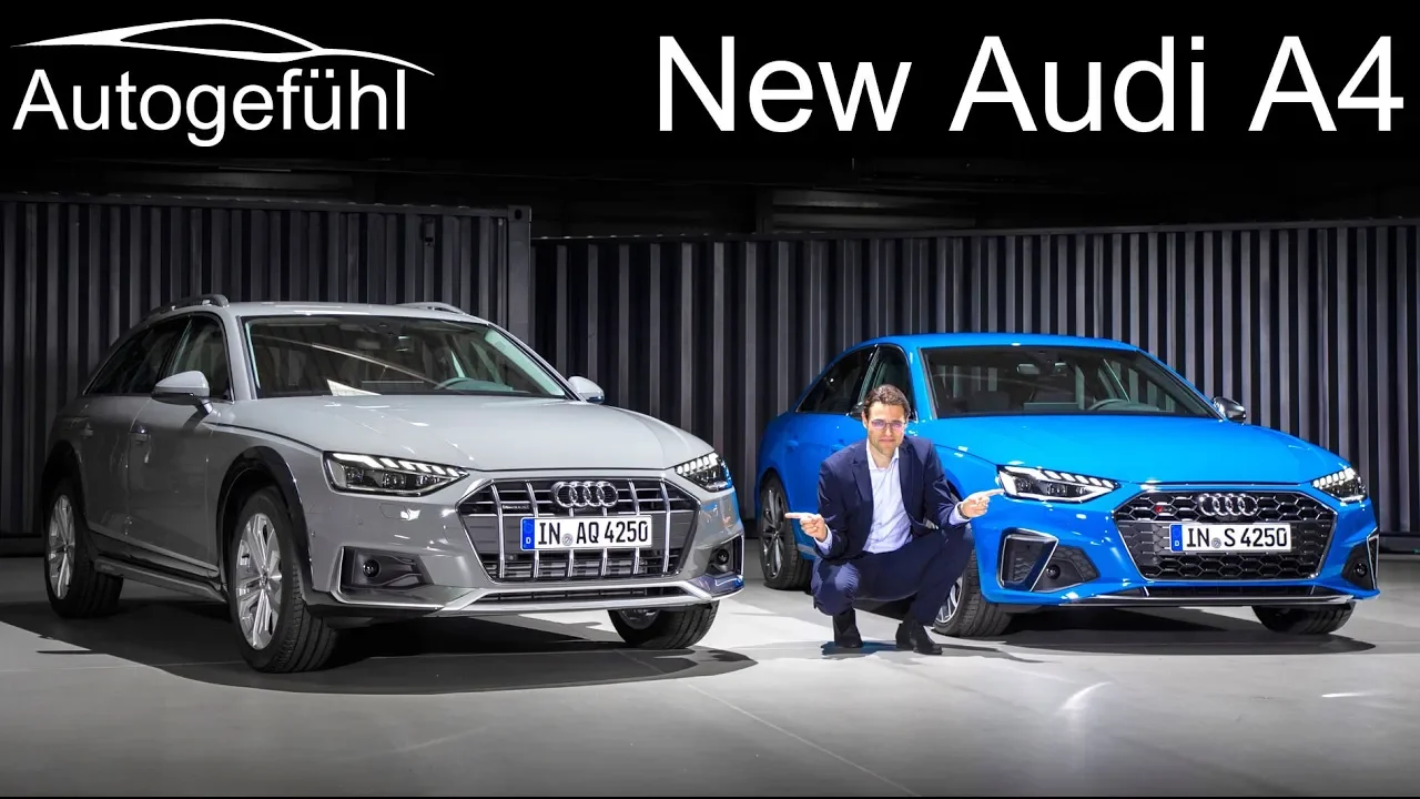 New Audi A4 Facelift Premiere REVIEW S4 sedan vs A4 Avant vs A4 Allroad comparison 2020