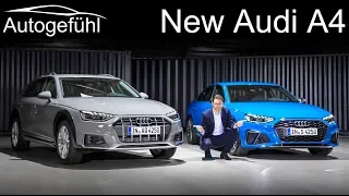New Audi A4 Facelift Premiere REVIEW S4 sedan vs A4 Avant vs A4 Allroad comparison 2020