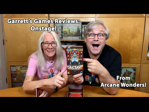 Garrett's Games Reviews Onstage from Arcane Wonders!