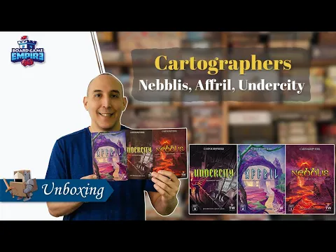 Cartographers Maps Packs - Nebblis, Affril, & Undercity Unboxing