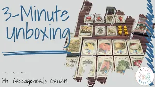 Mr. Cabbagehead's Garden - 3-Minute Unboxing