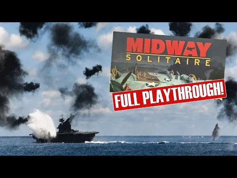 Midway Solitaire Full Playthrough | Solo World War 2 Board Game / Wargame | Worthington Publishing