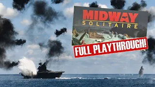 Midway Solitaire Full Playthrough | Solo World War 2 Board Game / Wargame | Worthington Publishing