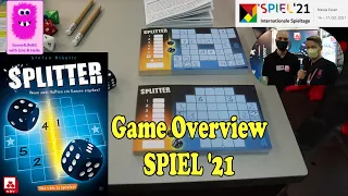 Splitter, Game Overview at Essen SPIEL '21 - New Game Releases