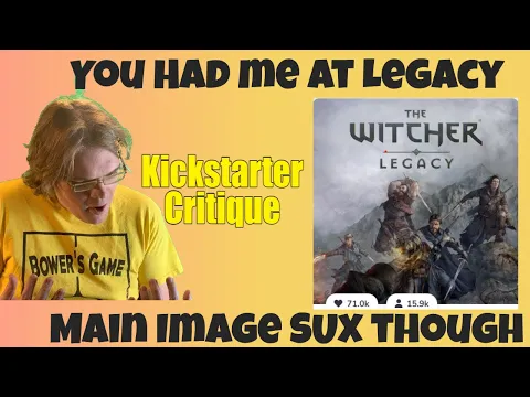 The Witcher: Legacy - Kickstarter Critique Review