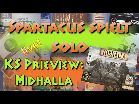 Spartacus´ Spieleabend: Midhalla - Kickstarter Preview