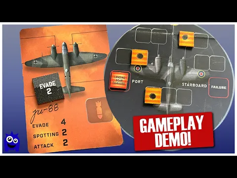 Nightfighter Command Gameplay Demo | Solo WW2 Wargame | War Diary Publications